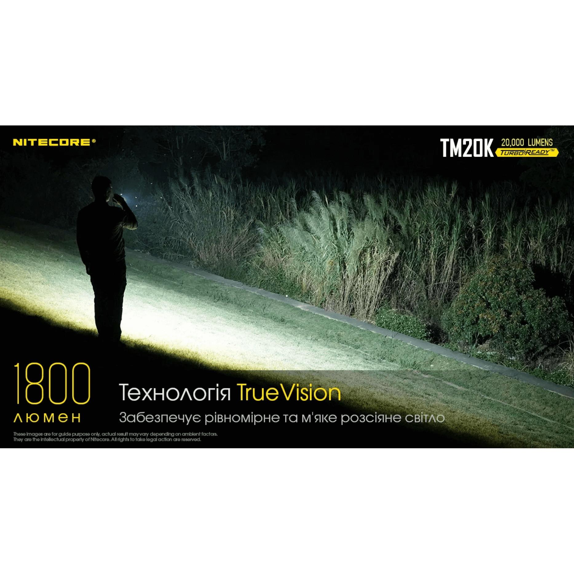 Тактичний пошуковий ліхтар Nitecore TM20K (CREE XP-L HD, 20000 люмен) - фото 31