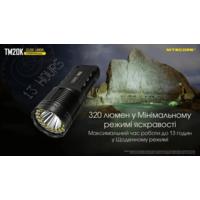 Тактичний пошуковий ліхтар Nitecore TM20K (CREE XP-L HD, 20000 люмен) - фото 19