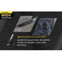 Ліхтар тактичний Nitecore MH12 V2 (CREE XP-L2 V6, 1200 люмен, з акумулятором) - фото 10