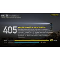 Ліхтар тактичний Nitecore MH12SE (Luminus SFT-40-W, 1800 люмен, з акумулятором) - фото 12