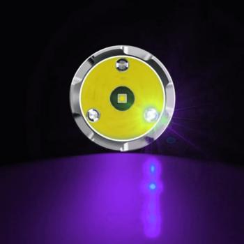 Фото Ліхтар тактичний Nitecore MH27UV (Сree XP-L HI V3 + ultraviolet LED, 1000 люмен, без акумулятора)
