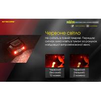 Ліхтар налобний Nitecore NU35 (460 люмен, червоне світло) - фото 21