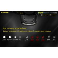 Ліхтар налобний Nitecore NU35 (460 люмен, червоне світло) - фото 22